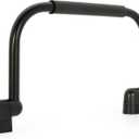 Camco Fold-Away RV Grab Handle - Provides Secure Hold for Entering & Exiting - Measures 18-in, for Smaller RVs & Trailers - Easily Installs Beside RV Door, Hardware Included - Black (42197)