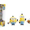 Jada Despicable Me Minions Metalfigs 4-Pack - Stuart, Kevin, Otto, Bob - Collectible 2.5" Metal Figures, Wave 1