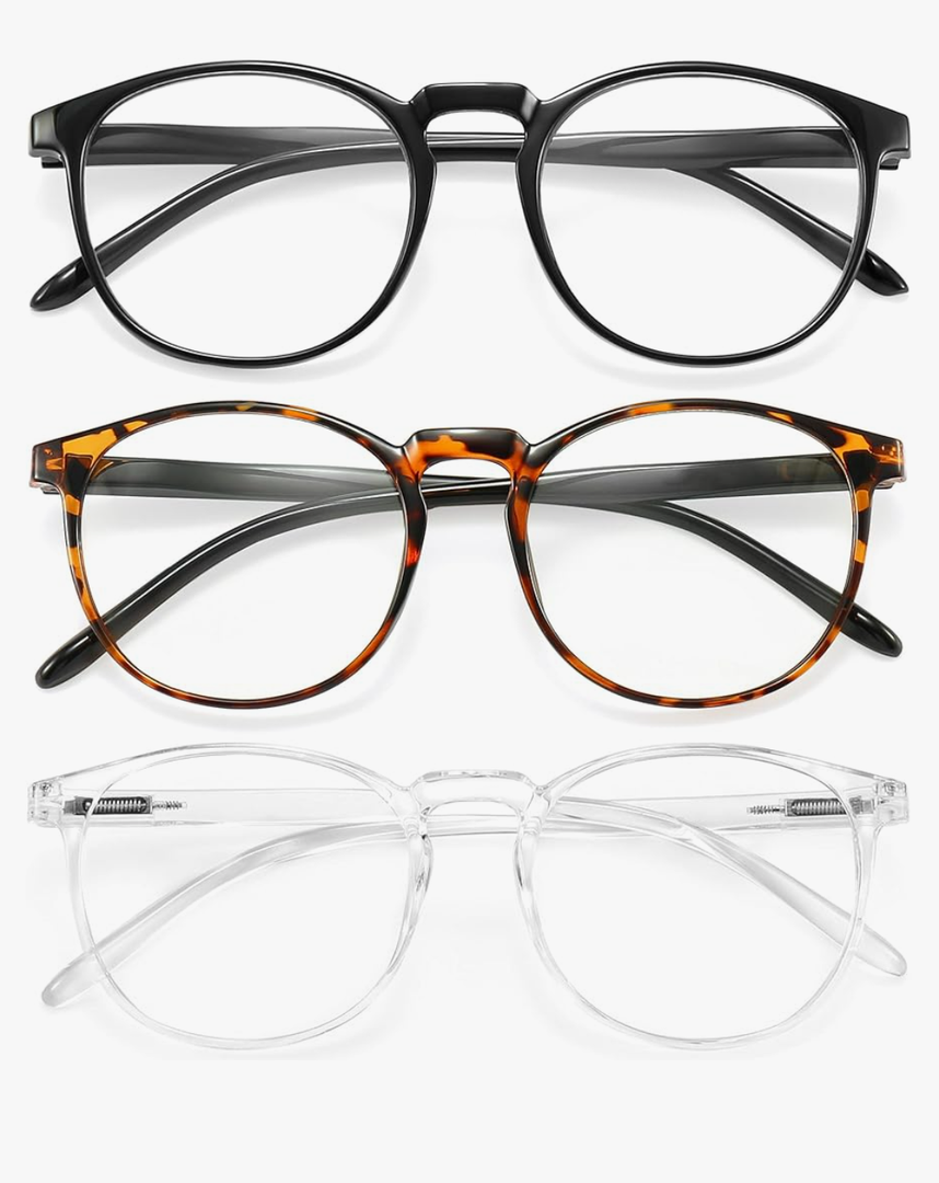 IBOANN Iconic Blue Light Glasses for Woman - Computer Glasses 99% Blue Light Blocking - Anti Eyestrain & UV Glare Protection