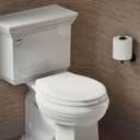 KOHLER 4639-RL-0 Cachet ReadyLatch Round Toilet Seat Soft Close, White, Round, Ready Latch