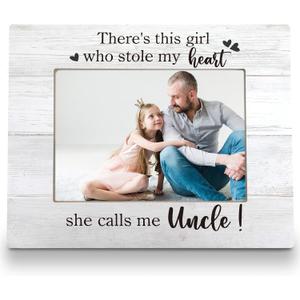 Uncle Picture Frame 8x10, Uncles Picture Frames, UncleGifts from Niece, Fathers Gifts for Uncles, Gifts for Niece from Uncles, This Girl Who Calls Me Uncle Photo Frame 5X7