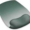 3 x Ergonomic Mouse Pad with Wrist Rest, Gel Mousepad with Wrist Support, Premium Lycra Fabric, Non-Slip PU Base, Ideal for Laptop & Desktop, Home & Office & Gaming, Desk Accessories, Sage Green