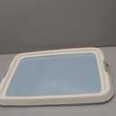 IRIS USA Pee Pad Holder for Dogs and Puppies, Potty Training Tray with Secured Latches, Non-Skid Feet, Leak Protection, Easy Clean Surface, Fits 17"x 23" Puppy Pads Size, Blue