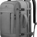 AREYTECO 60L Travel Laptop Backpack for Men, Extra Large Backpack, Big Capacity Carry On Backpack, 18-19 Inch Laptop Backpack Water Resistant Luggage Computer Daypack College Bag, Grey