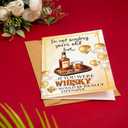 3 x Funny Whiskey Birthday Card for Men Women or Friend, Humor Bday Card for Boyfriend Girlfriend,I'm Not Saying You're Old Cute Birthday Cards for Family 30th 40th 50th 60th 70th (Whisky Birthday- 01)