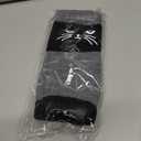 Women’s Knitted Fingerless Gloves with Cat Embroidery, Thick Warm Winter Gloves, Essential for Winter Travel