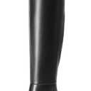 DREAM PAIRS Women's Tall Over the Knee Boots Thigh High Fall Block Chunky Heeled Knee High Long Boots with Fashion Square Toe and Side Zipper (11, Black)