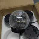 TARANEM Solar Lights Outdoor Waterproof 30LEDS, 4 Pack Cracked Glass Solar Globe Lights Outdoor with Auto On/Off, Outside Decorations for Yard,Garden,Patio, Pathway,Landscape - Warm White