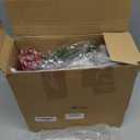 3 Tiers Christmas Gold Cocktail Tree Stand with 12 Holders 12 Pcs 10 oz Glass Light Tree Drink Holder Display Tower with Pinecone Branch for Party Champagne Bar Bridal Shower Wedding