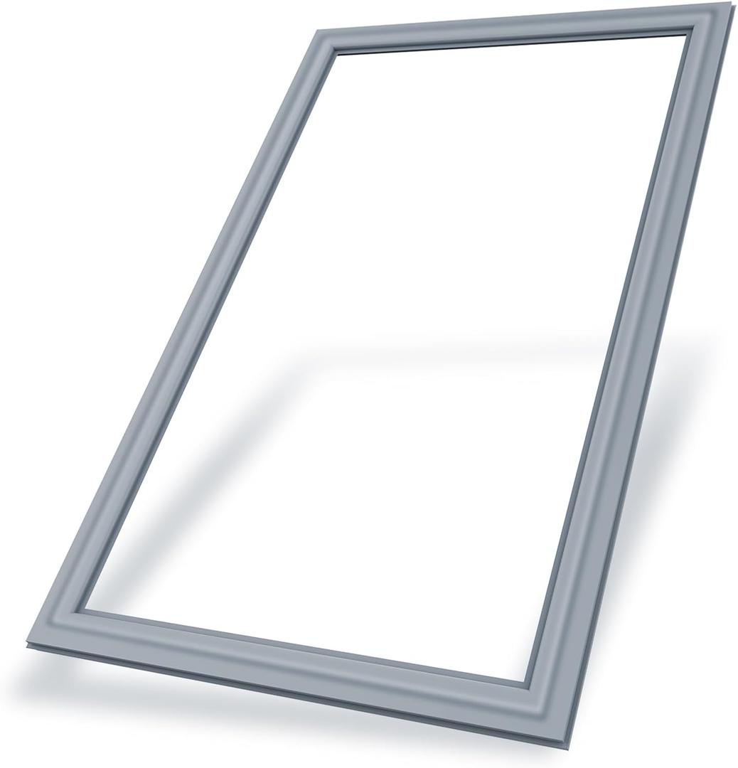 Upgraded W10571967 Refrigerator Freezer Door Gasket Compatible with Whirlpool Kenmore Kitchen-Aid Freezer Door Seal Replaces KBFS25EVMS00 WRF535SMBM00 W10443320 W10164042 W10199892