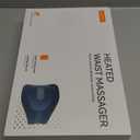 IKEEPFIT Portable Heating Pad for Back, Cordless Wearable Heat Belt with Massager for Lower Back Pain Relief, Battery Powered 8000 mAh Rechargeable, MAXwarm 3.0, Gift for Women Men 90-310 lbs