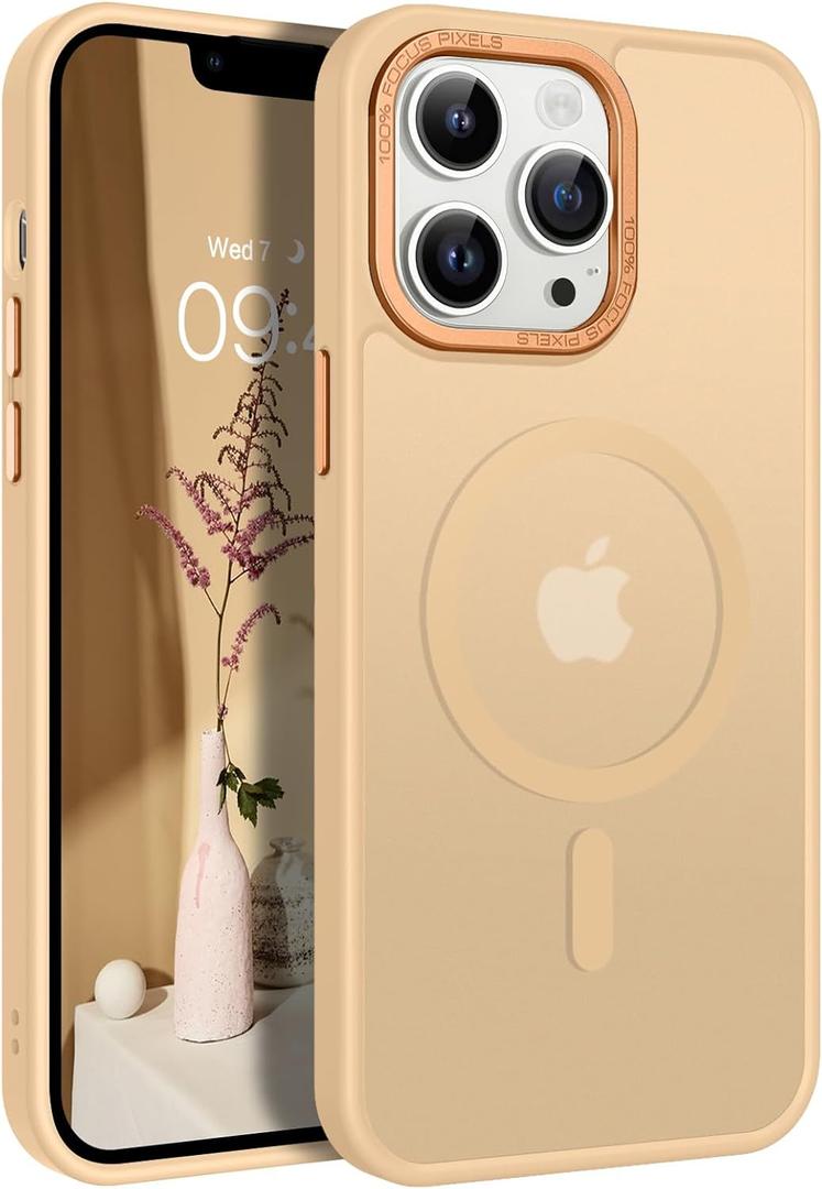 BENTOBEN Magnetic for iPhone 13 Pro Case, [Compatible with MagSafe] Translucent Matte Slim Shockproof Women Men Girl Protective Case Cover for iPhone 13 Pro 6.1", Light Blue