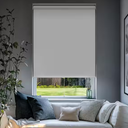 Cordless Blackout Window Roller Shade UV Protection Byssus White 50 in. W x 72 in. L 