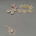 LUCKY BABY Starfish and Sea Urchin Set for Crafts, 12pcs Natural Seashells Decor for Decorating, 1.3-1.9 Inches Sea Urchin Shells for Air Plants