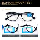 K KENZHOU Blue Light Glasses for Woman Men Bluelight Blocking Glasses for Computer Gaming Phones,Anti Eye Strain & UV Glare