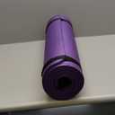 Fitvids Yoga Mat, 1/2-Inch Extra Thick High Density Exercise Mat, Anti-Tear Exercise Yoga Mat with Carrying Strap, Suitable for Various Yoga Exercises (Purple)