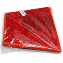 Fitted Christmas Tablecloth with Elastic Edge, Table Cover, Vinyl Flannel Backed Tablecloth Fits 45"-56" Round Tables for Christmas Dinner