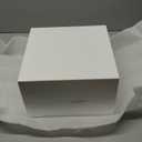 Geelin 8 Pack Acrylic Buffet Risers  3 to 10 Inch Decorative Cube Boxes, Display Stands with Hollow Bottoms for Food Jewelry Table Display Supplies(White,Flat)