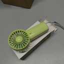 VIHOSE 24 Set Mini Portable Fan Bulk Wedding Party Favors for Guests Including Mini Portable Fan Thank You Cards and Organza Bags for Wedding Bridal Shower Bachelorette Party Souvenir Gifts(Green)