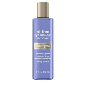Neutrogena Gentle Oil-Free Eye Makeup Remover & Cleanser for Sensitive Eyes, Dissolves Waterproof Mascara, Non-Greasy Liquid Makeup Remover, Dermatologist & Ophthalmologist Tested, 8 fl. oz
