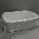 Tribello Plastic Wash Tub Dishpan Basin and Foot Bath for Soaking Feet, Laundry Hand Wash Bucket, Dish Pans for Washing and Storage Cleaning Supplies - 12 Quarts - Heavy Duty, White 