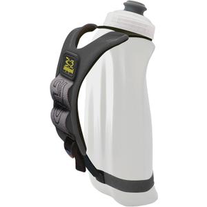 Amphipod Hydraform Ergo Minimalist Handheld Water Bottle, BPA-Free Hydration Pack for Ultra-Running, Marathons & Walking - Charcoal/Clear (16 oz.)