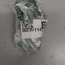 4 Pack Bedroom Door Sinking Repair Caster Wheels, 0.9 Inch Multifunctional Low Profile Fixed Casters, Small Nylon and Steel Wheels for Wooden Furniture