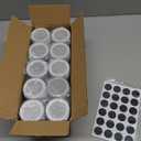 Bekith 20 Pack Magnetic Spice Tins Storage Spice Containers, Clear Top Lid with Sift or Pour, Magnetic on Refrigerator and Grill, 240 PVC Spice Label Set