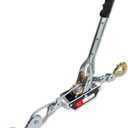 YATOINTO Come Along Winch Heavy Duty 2-Ton with 11FT Steel Cable & 2 Hooks - Dual Gear Come Along Manual Winch for Vehicle Recovery & Automotive Hoist