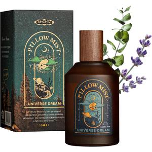 OPTATUM Pillow Mist - Aromatherapy Pillow Spray for Sheets, Linen & Bedding, Natural Essential Oils for Stress Relief, Gift for Someone Who Wants to Sleep Well - Universe Dream