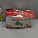 Electric Throw Heated Blanket 50''X60'' - Soft Silky Plush Electric Blanket with 5 Heating Level & 4 Hour Auto Off Heating Blanket, ETL Certified & Machine Washable for Grandma Gifts(Cream White)