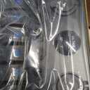 Aluminum 6 Gang Marine Rocker Switch Panel Waterproof for Boat Circuit Breaker Protected, Digital Voltage Display, PD QC3.0 USB Port,12V DC Power Socket for Trailer Bus Car Truck RV Vehicles Yacht