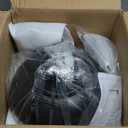 Industrial Pendant Light Fixture, Farmhouse Decor Adjustable Metal Hanging Lamp, Vintage Pendant Lighting for Kitchen Restaurant Dining Room Cafe, E26 Base Black (Black, 2 Pack)