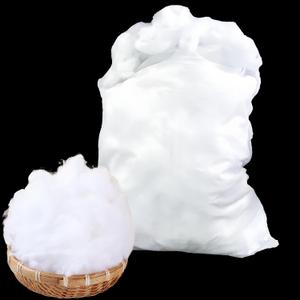 fxnx 7 Ounce White, Fluffy and Soft Fake Snow - Can be Used for Artificial Snow & Fake Clouds, Suitable for Christmas Decorations Nativity and Gifts, Cotton for Decoration (7.05 Ounce/ 200 G)