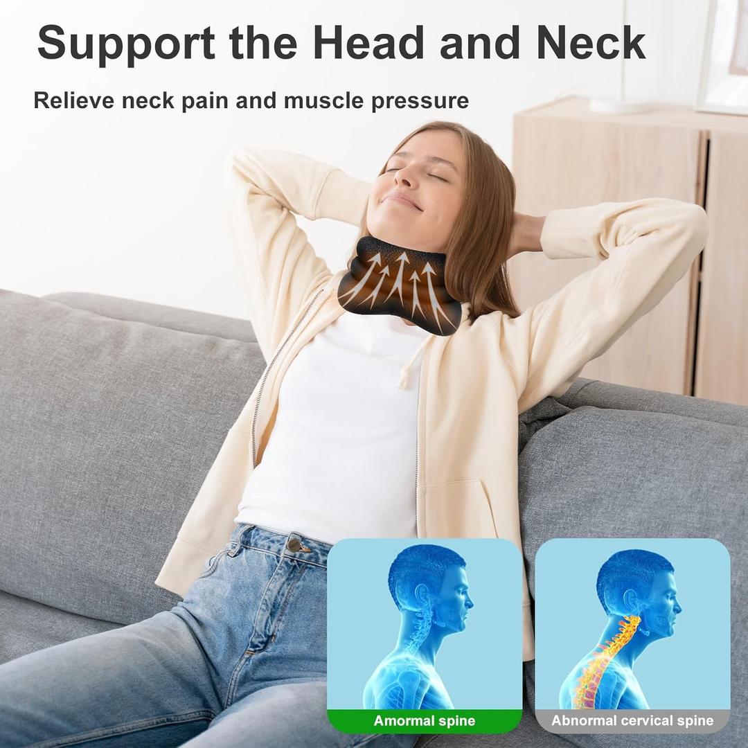 Neck Support for Snoring -Adjustable 3-Stage Cervical Collar with Soft Foam Support