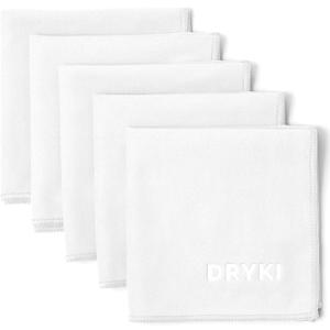 Pocket-Sized Sweat Towels - The Original Sweat Absorbing Handkerchiefs - Quick-Dry Microfiber Sweat Rags for Face, Hands, & Body - Men & Women - Gym, Sports, and Work (White: 5 Pack)