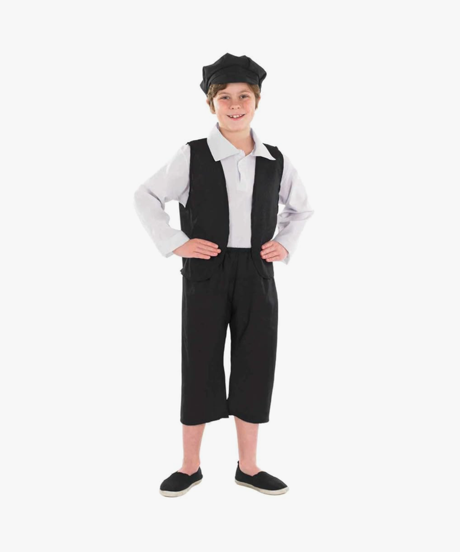 fun shack Victorian Boy Costume, Kids Historical Outfit, Boys Period Attire, Victorian Style Dress-Up, Size XL