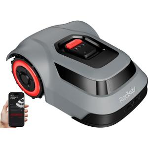 MGC500 Robot Lawn Mower with 393ft Boundary Wires for 0.12 Acre (1/8 Acre), 45 Slope, 70Mins Runtime, Auto Recharge, Automatic Robotic Lawn Mower w/Precise Location & Breakpoint Detection