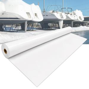 Shrink Wrap for Boats 20' x 52', 8 Mil Polyethylene Plastic Boat Shrink Wrap for Boat Marine Protection and Storage, White Boat Shrink Film with UV Resistance