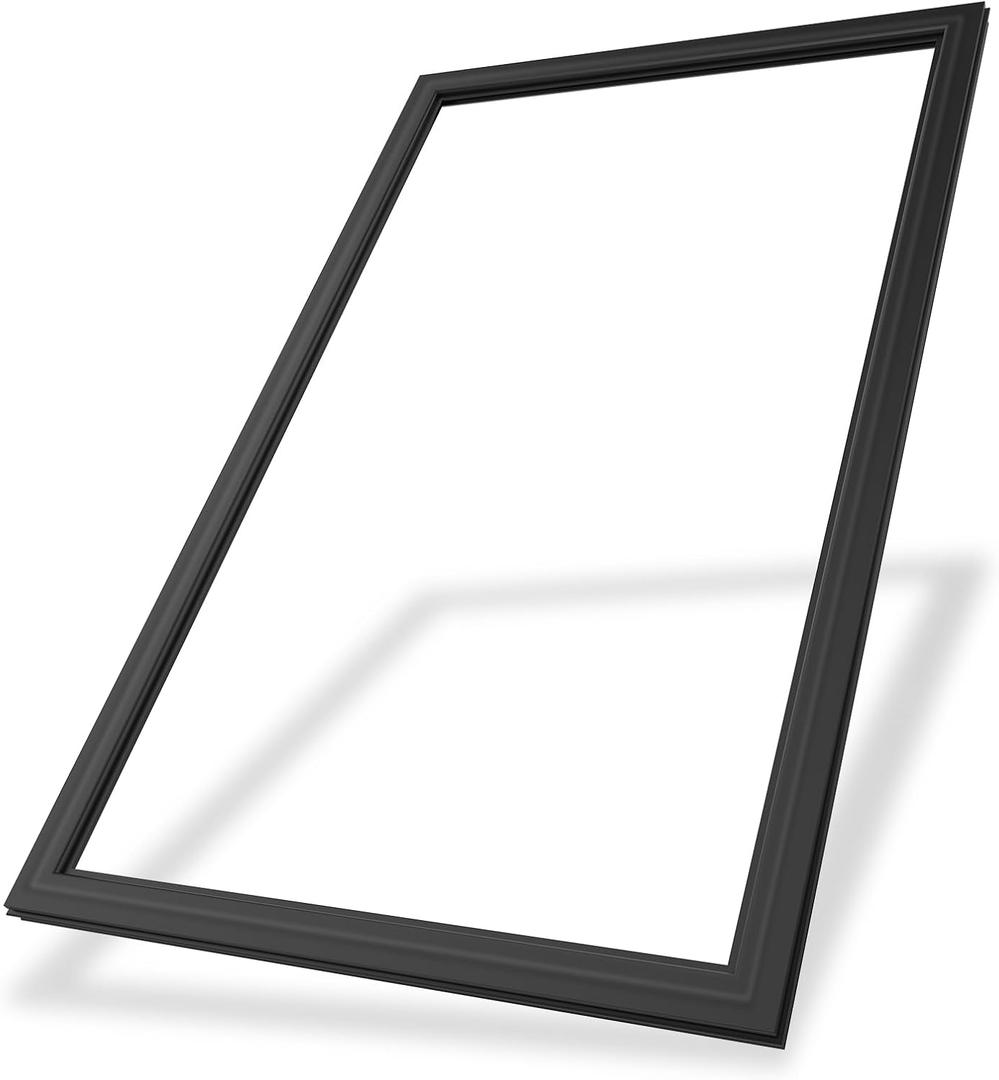 Upgraded 34.26"x 22.84"- W10436252 Freezer Door Gasket Compatible with Whirlpool, Ama-na, May-tag, Jenn-Air, Ken-more, Kit-chenAid Refrigerator Freezer Door Seal Replace 8170951, W10164041, W10131754
