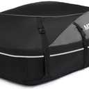 MIDABAO 20 Cubic Waterproof Duty Car Roof Top Carrier-Car Cargo Roof Bag Car Roof Top Carrier - Waterproof & Coated Zippers- includes Anti-Slip Mat- for Cars with or without Racks (20 Cubic Feet)