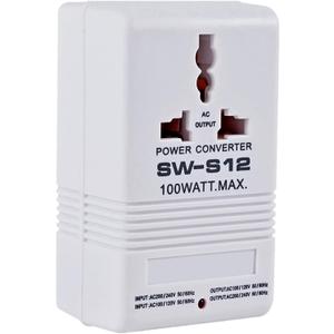 100W Voltage Converter Travel Adapter 110V/120V to 220V/240V Travel Step-Up & Down Voltage Converter Transformer