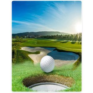 SXCHEN Blankets Sofa Bed Throw Lightweight Cozy Plush Golf Course Beautiful Sky Hole Bunker 60"x80"