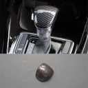 ZiWen New Interior Trim Gear Shift Knob Cover Accessories for KIA Telluride Seltos 2021 2022 2023 2024 2025 2026 Forte 2019 2020 2021 2022 2023 2024 (Carbon Fiber Print)