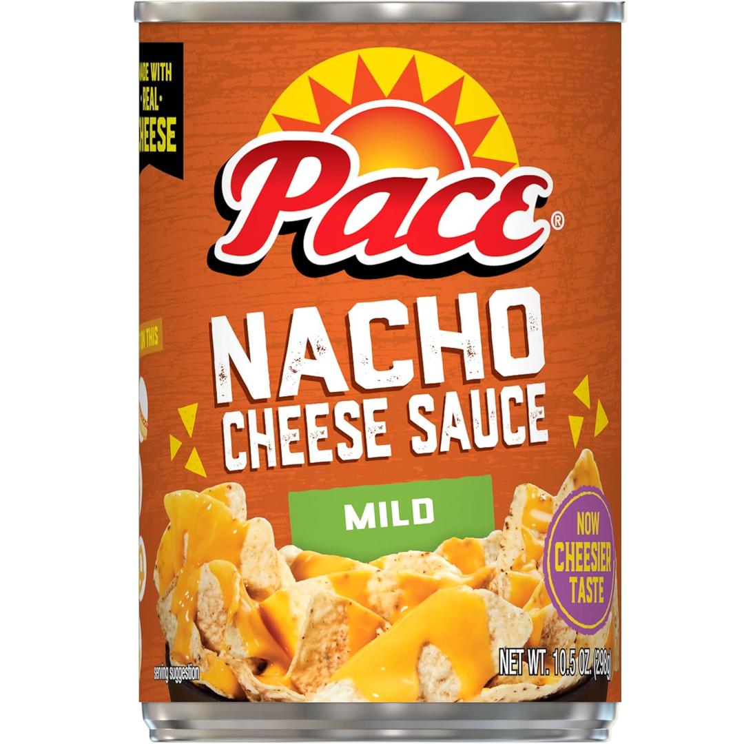 Pace Mild Nacho Cheese Sauce, 10.5 oz Can (EXP 04/01/26)