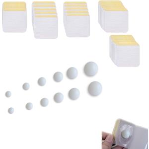 12PCS Soft Silicone Belly Button Plug for Tummy Tuck Recovery - Assorted Sizes, Comfort Fit, Premium Material (12pcs White Circular)