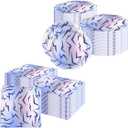 JU XIN 40pcs Purple Demon Birthday Party Supplies 20 Plates and 20 Napkins, for Hunters Theme Boys Girls Party Supplies