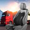 HOMBYS Memory Foam Truck Seat Cushion,Truck Seat Cushions for Truck Drivers,Semi Truck Truck Driver Seat Pad & Back Support for Truck Drivers,Semi Truck Driver Accessories,Black