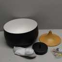 Big Plug in Pendant Light Modern Hanging Light Fixture with 16.4ft Cord On/Off Switch for Kitchen Island, Dining Room, Over Table, Black and Wood Grain Paint