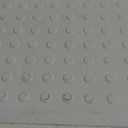 SlipX Solutions White Rubber Bath Safety Mat Provides Essential Coverage & Reliable Slip-Resistance in Tubs & Showers (14 x 22 Inch, 100 Suction Cups, Machine Washable)